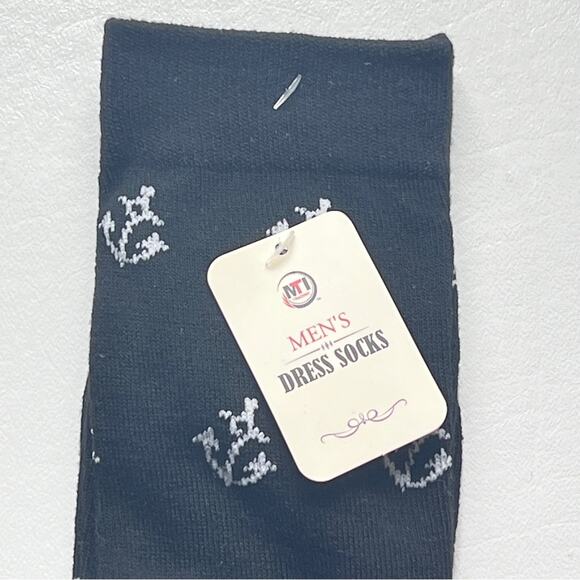 Anchor Print Nautical Print  Logo Design Multi-color Style Crew Socks
  NWT - Picture 2 of 4